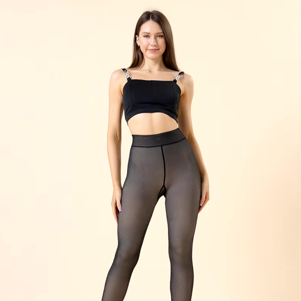 El panty polar transparente
