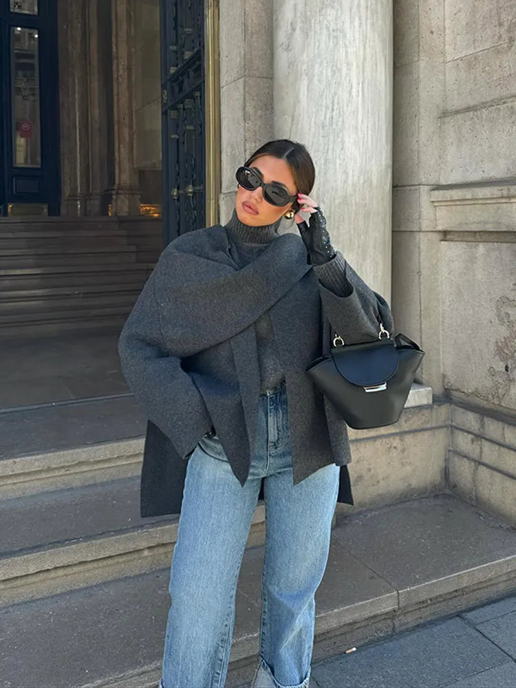 Manteau Mina : Élégance oversize pour un style affirmé