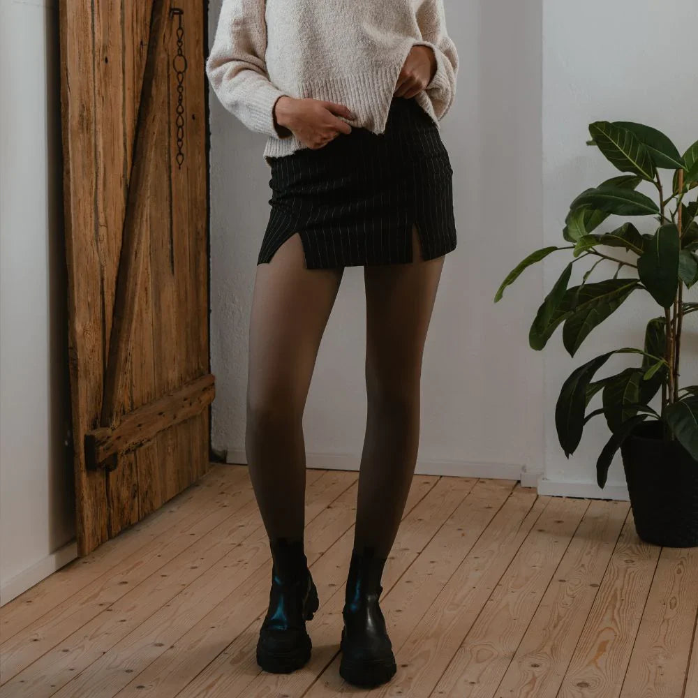 El panty polar transparente