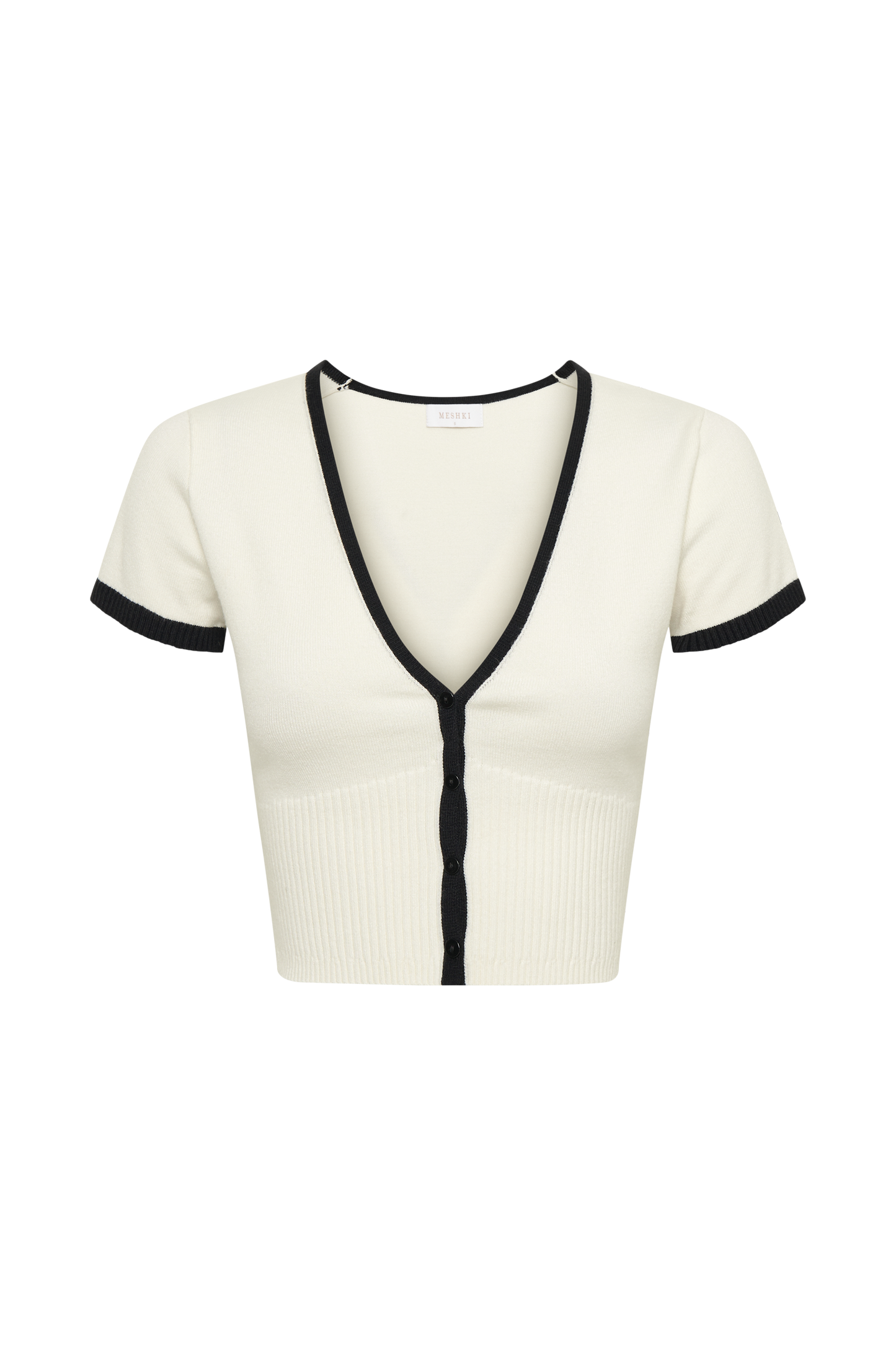 Katimy Top en maille Blanche