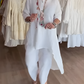 Set costum pantaloni din in