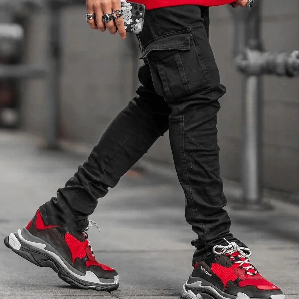 Duval | Multi-pocket cargo jeans